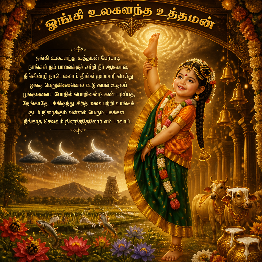 -4-திருப்பாவை பாசுரம் 4: Ongivalarnda 1 1