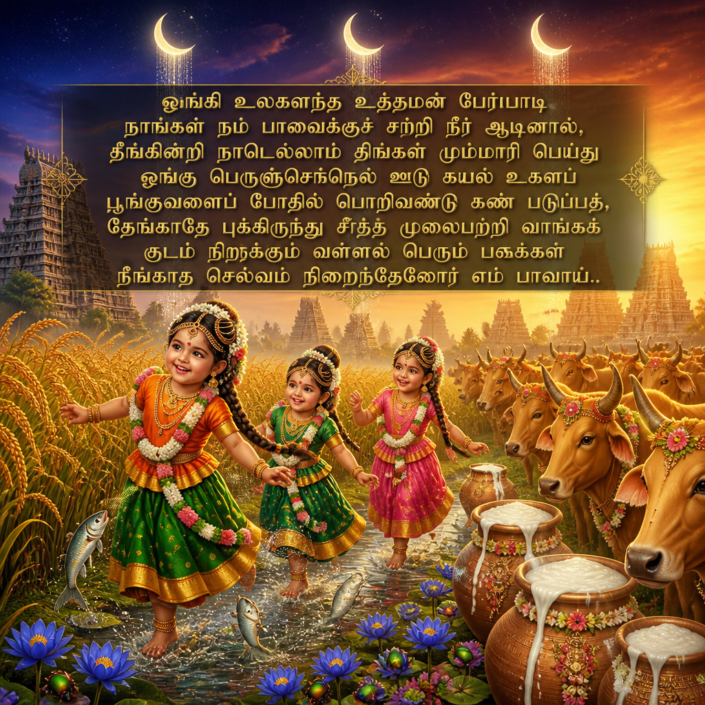 -4-திருப்பாவை பாசுரம் 4: Ongivalarnda 3 1