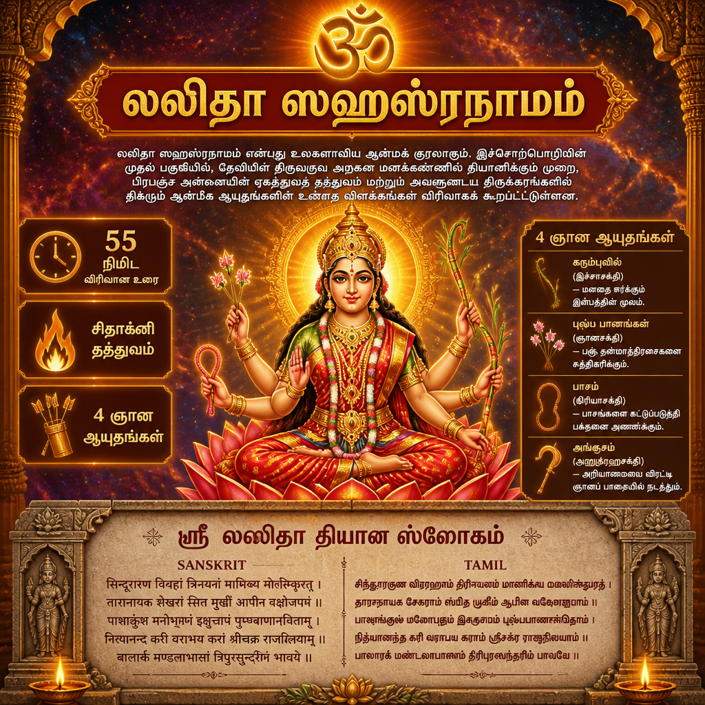 ஸ்ரீ லலிதா தியான ஸ்லோகம் 1
